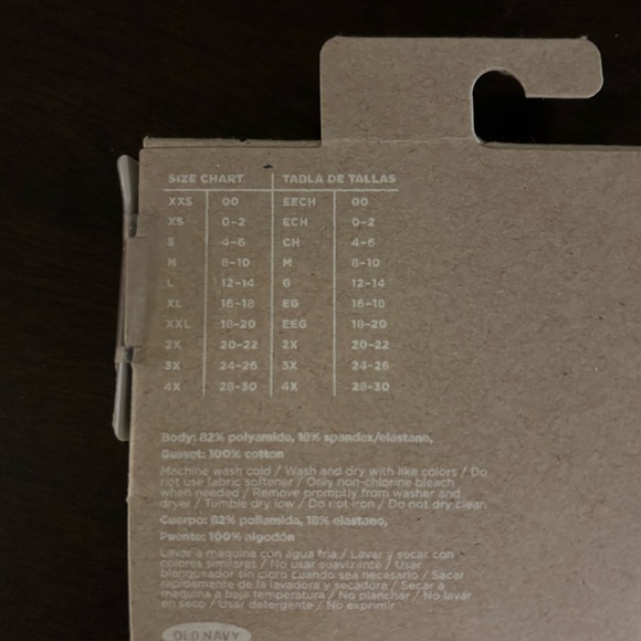 NWT Old Navy Thong underwear size 2X - Picture 3 of 4